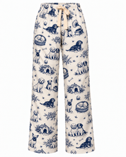 Vintage Paw Cotton Dog Pyjama Pants