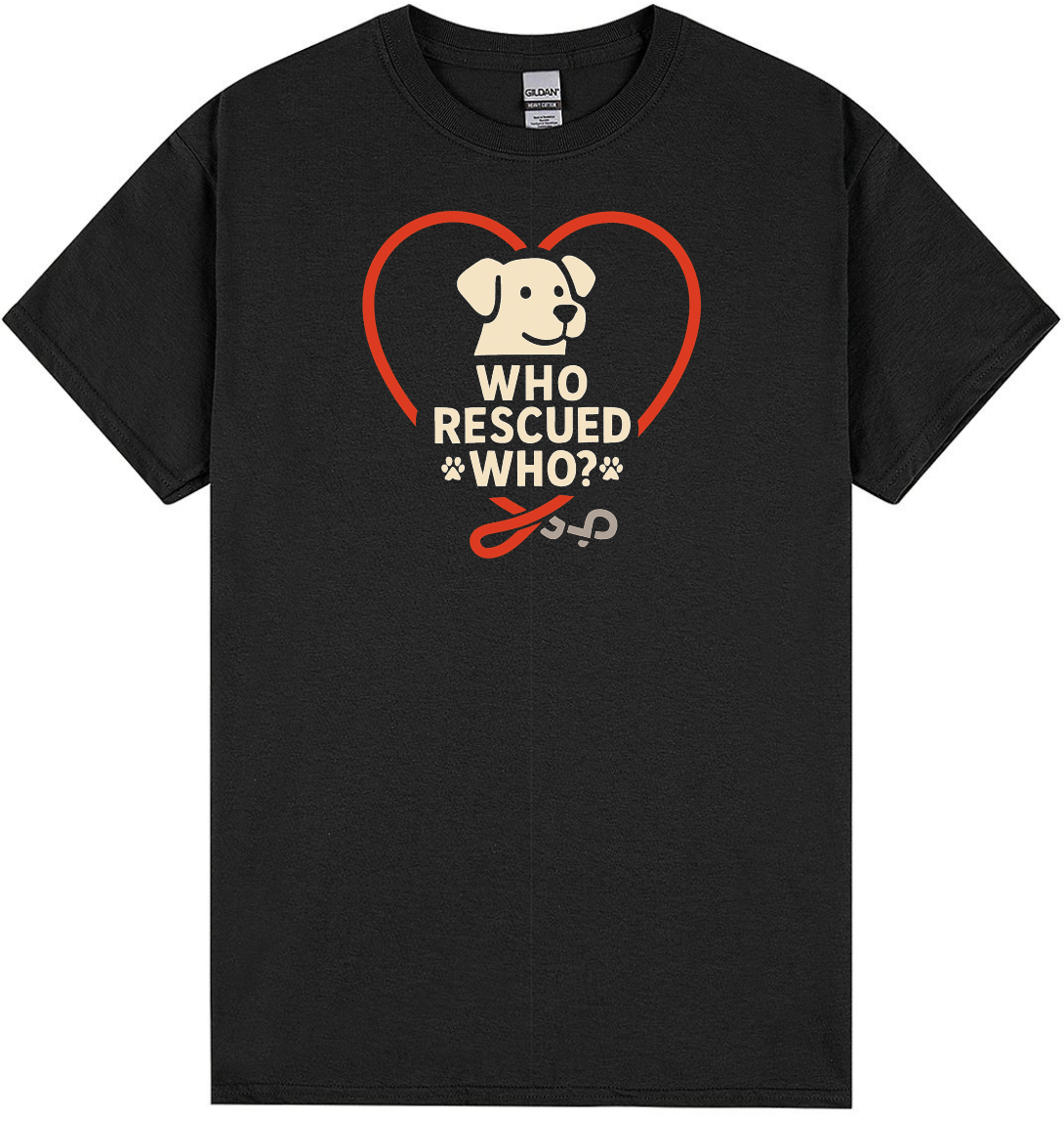 Who Rescued Who T-Shirt