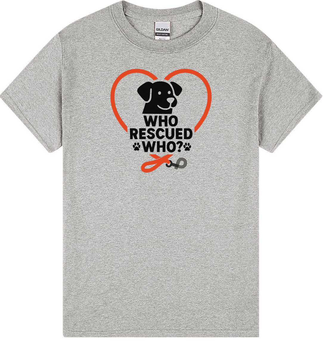 Who Rescued Who T-Shirt