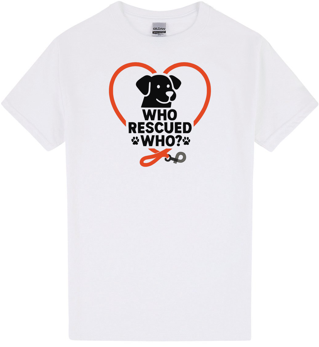 Who Rescued Who T-Shirt