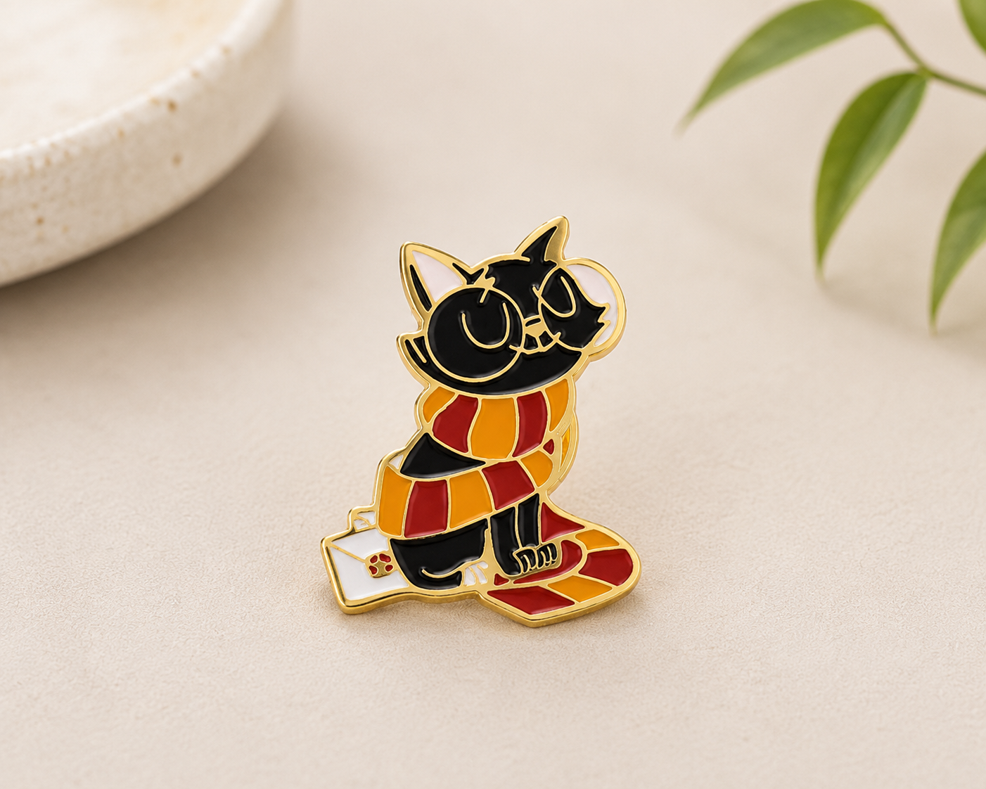 Wizard Cat Enamel Pin