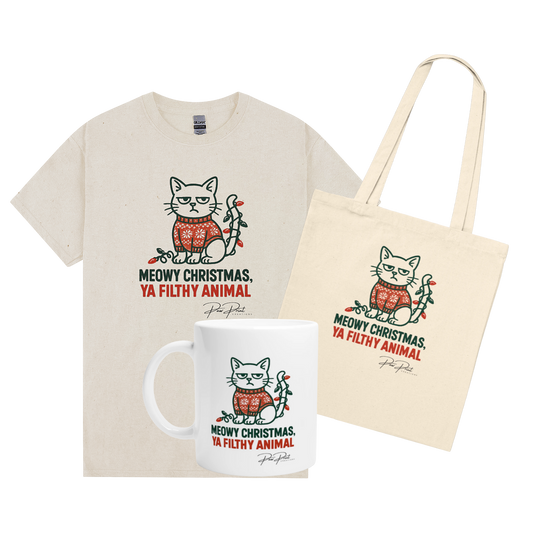 Meowy Christmas, Ya Filthy Animal - Gift Set