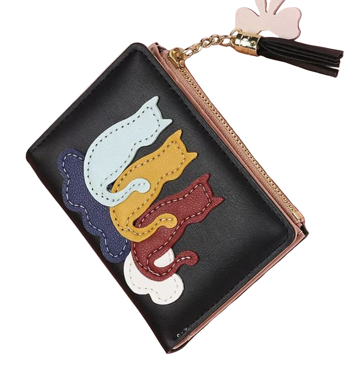 Cute Cat Wallet with Tassel
