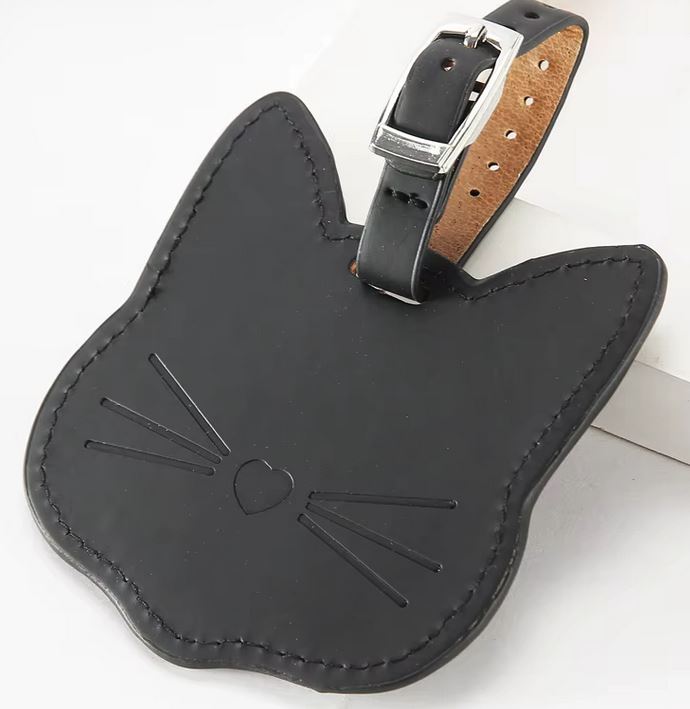 Cat Face Luggage Tag