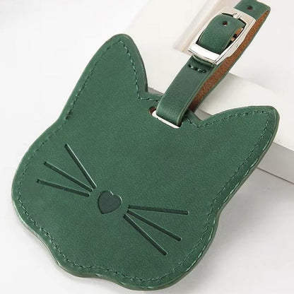 Cat Face Luggage Tag