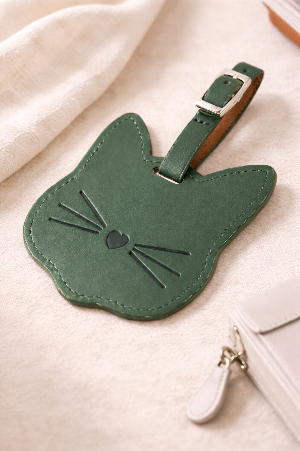 Cat Face Luggage Tag