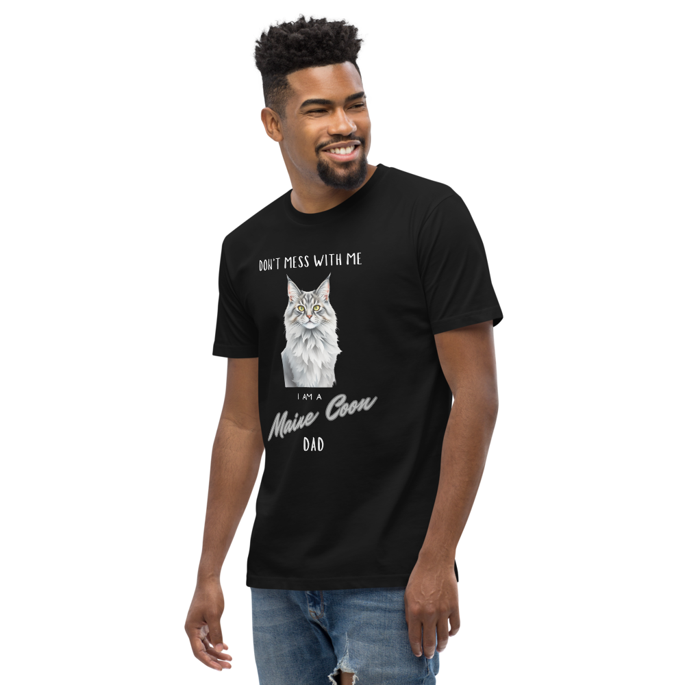 Don't Mess With Me, I Am A Maine Coon Dad - Men's T-Shirt