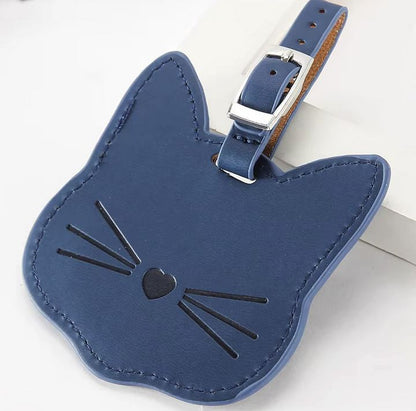Cat Face Luggage Tag