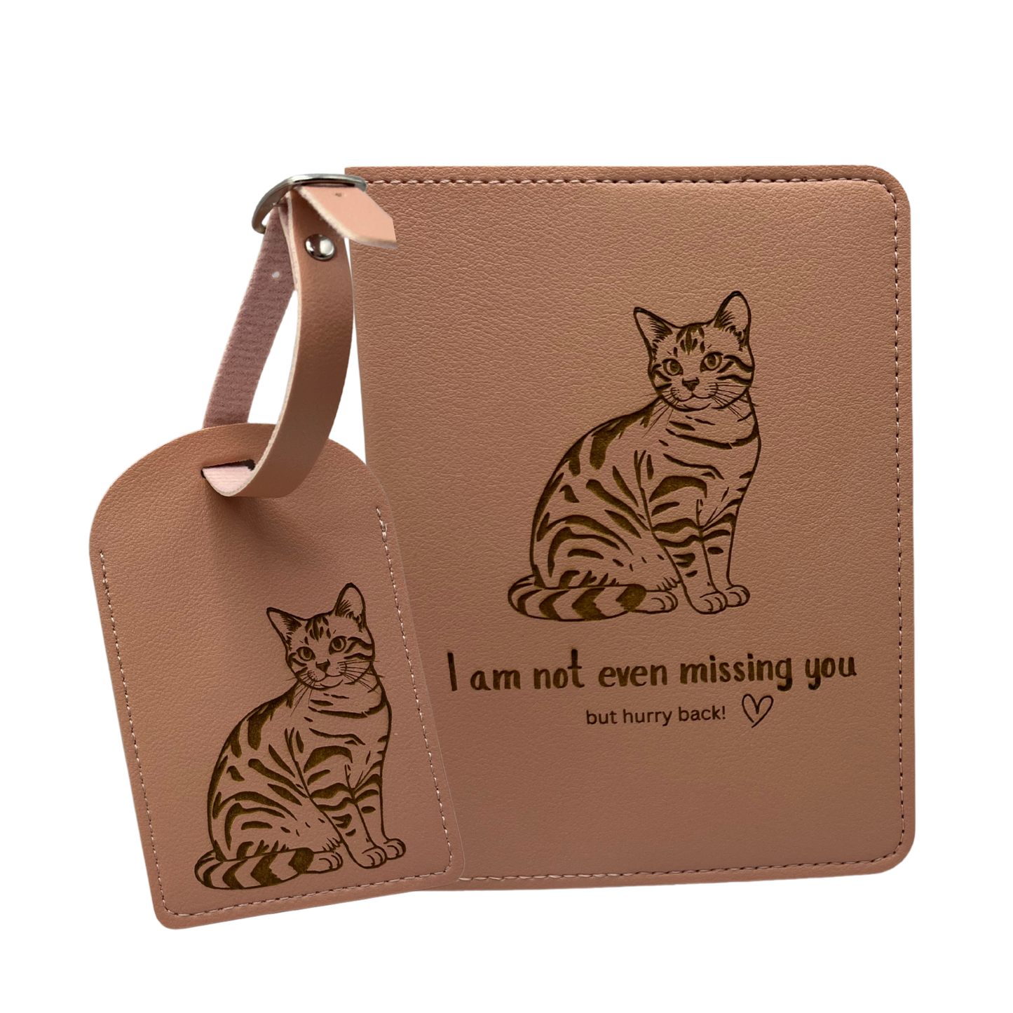 Passport Holder & Luggage Tag Travel Set