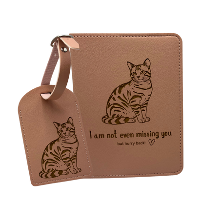 Passport Holder & Luggage Tag Travel Set