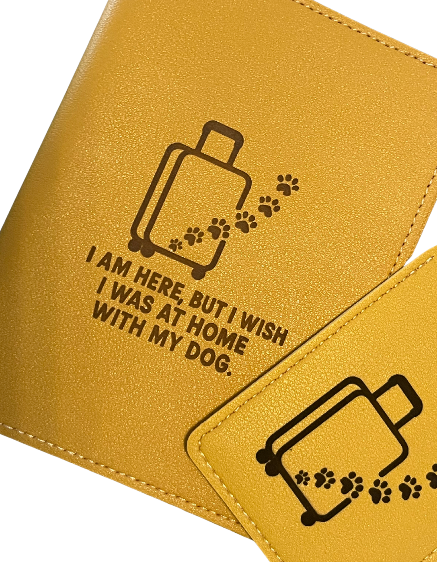 Passport Holder & Luggage Tag Travel Set