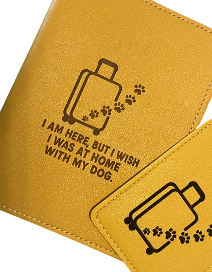 Passport Holder & Luggage Tag Travel Set