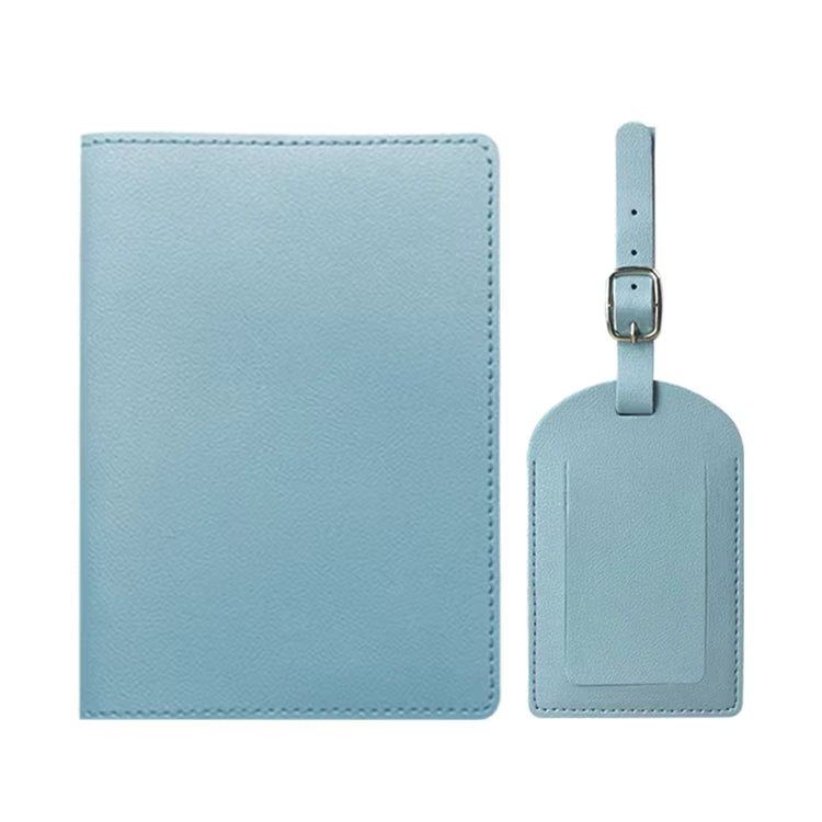 Personalised Passport Holder & Luggage Tag Travel Set