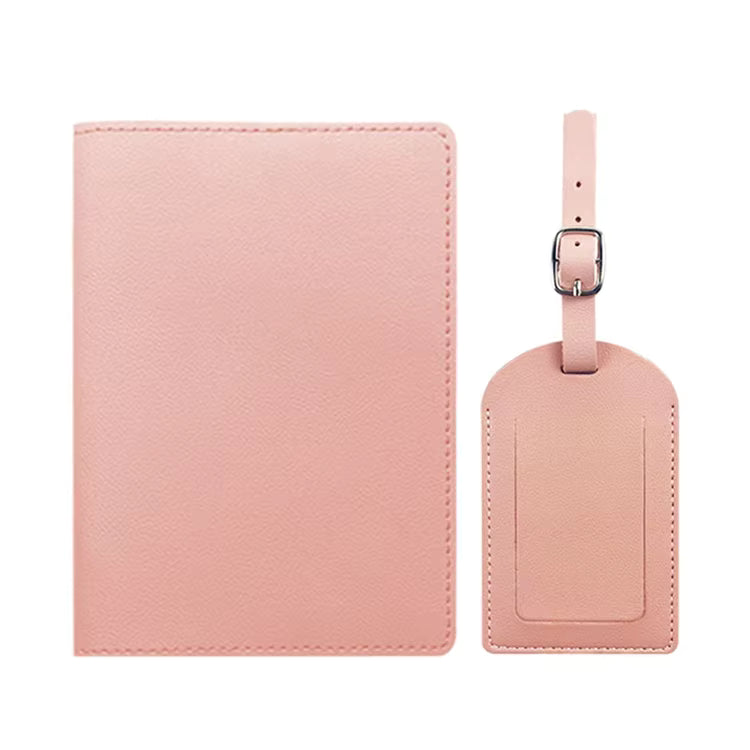 Personalised Passport Holder & Luggage Tag Travel Set
