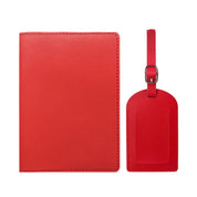 Personalised Passport Holder & Luggage Tag Travel Set