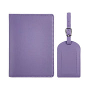 Personalised Passport Holder & Luggage Tag Travel Set