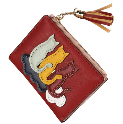Cute Cat Wallet with Tassel