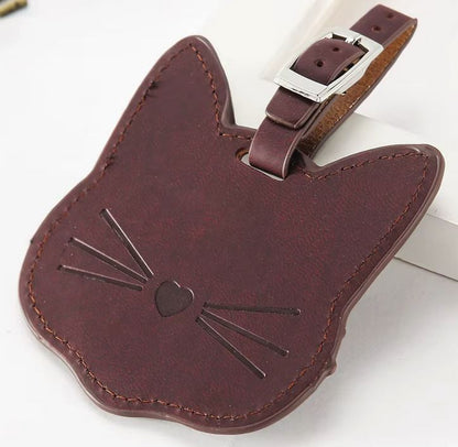 Cat Face Luggage Tag